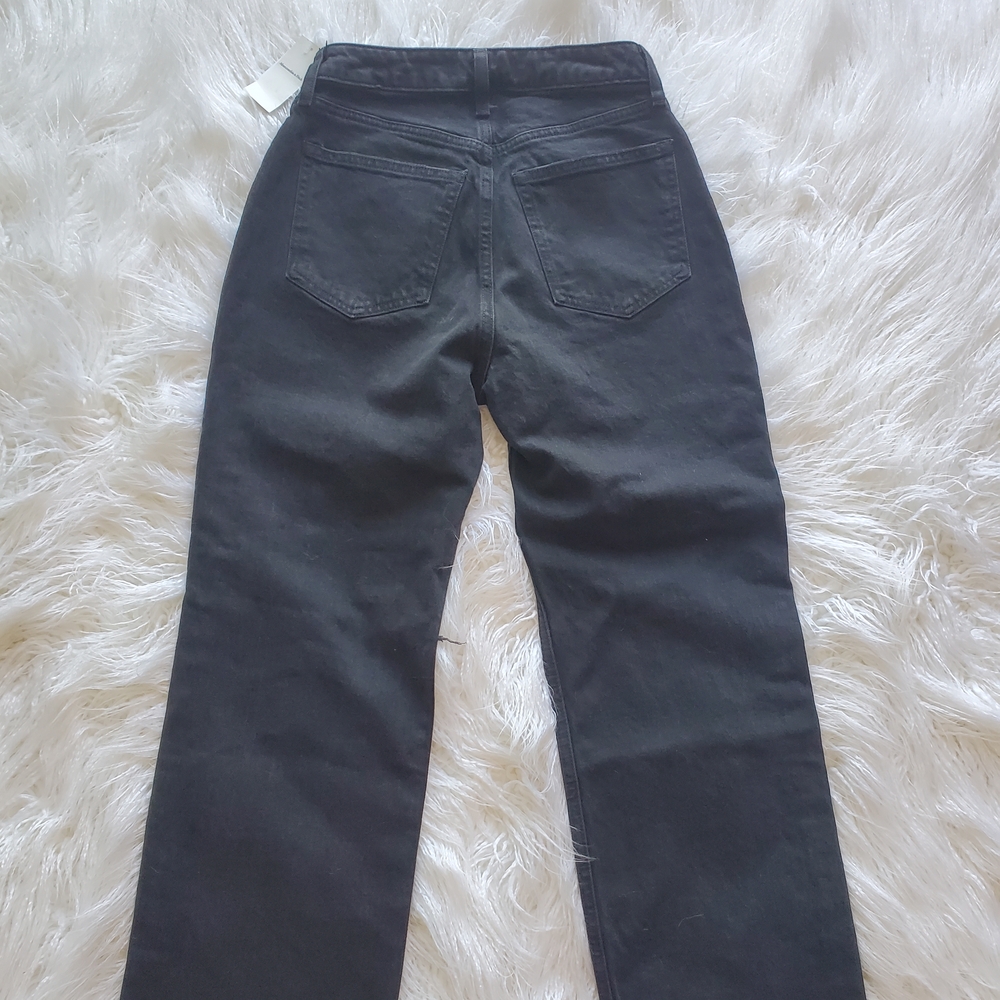 Abercrombie & Fitch High Rise The 90's Relaxed Distressed Jeans ✨️NEW - Picture 6 of 12